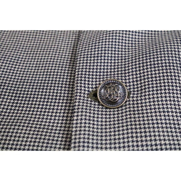 Vtg Ralph Lauren Purple Label Cashmere Houndstooth Men Jacket Blazer 46L - Picture 3 of 14